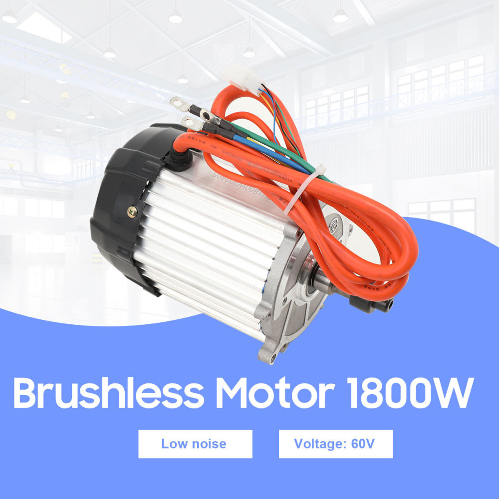 Electric Tricycle Motor 1800W 60V 3000rpm High Speed Brushless E-Trike Motor