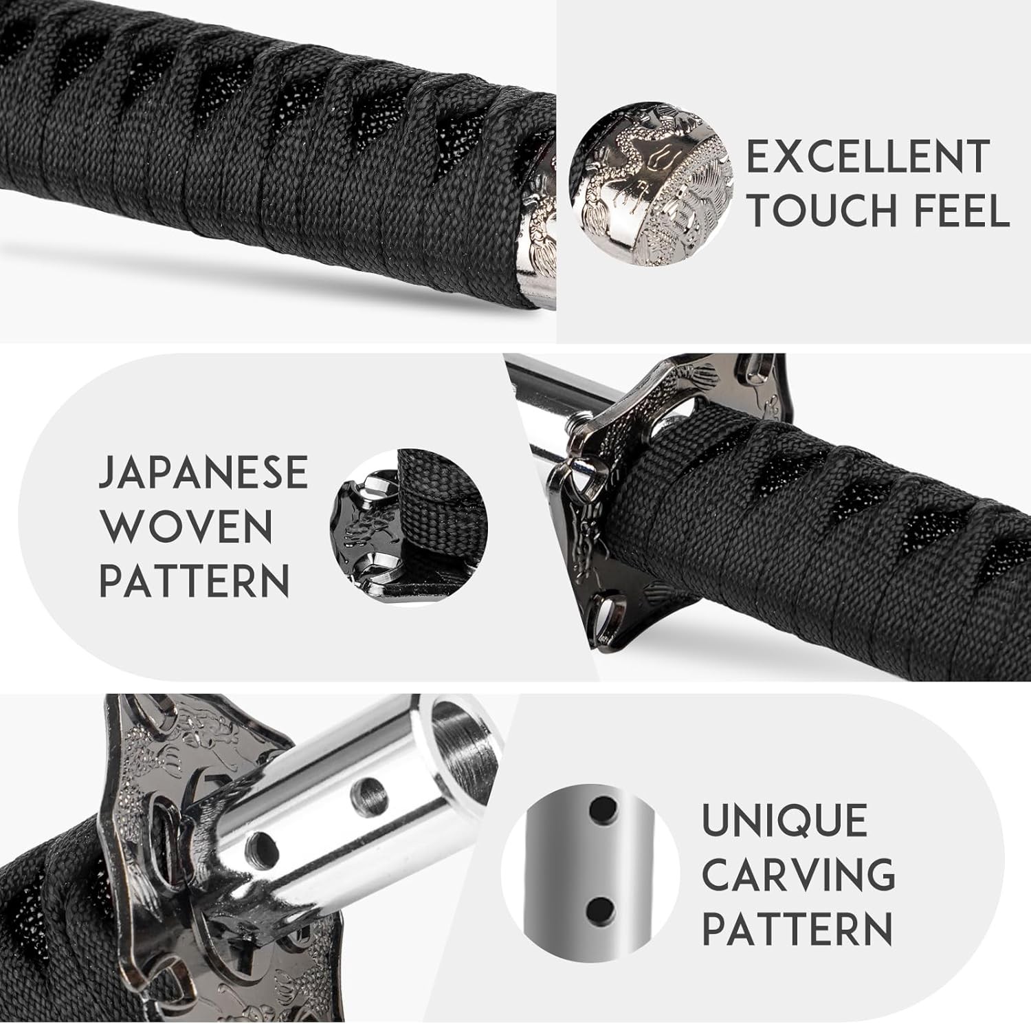 Katana Gear Shift Knob Samurai Sword Shifter Knob Universal Fit for Manual Cars