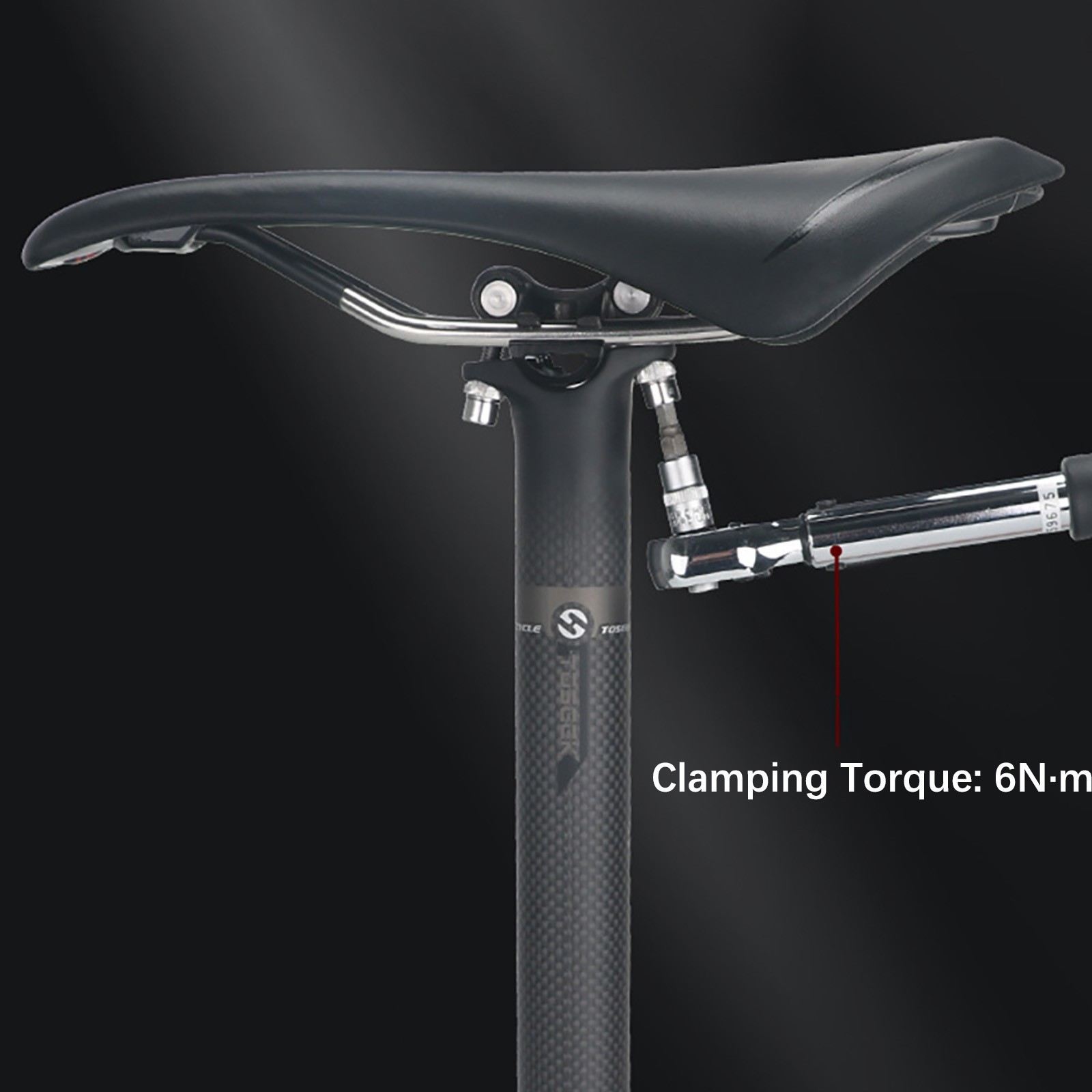 3K Carbon Fiber Bike Tube Seatpost Cycling Racing Road Bicycle Seat Post 27.2mm