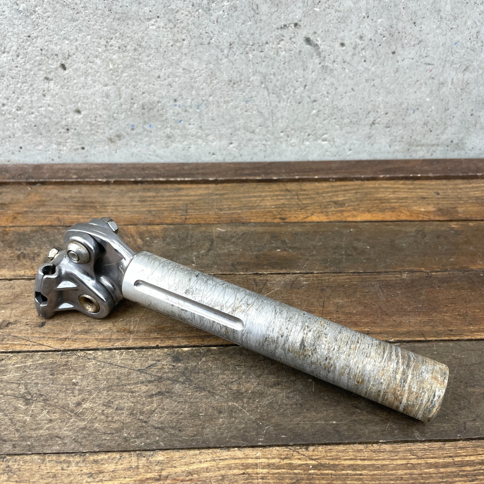 Vintage 3TTT Seatpost 27.0 mm Brev Italy Fluted 200 mm Post Micro Adjust 70s 60s