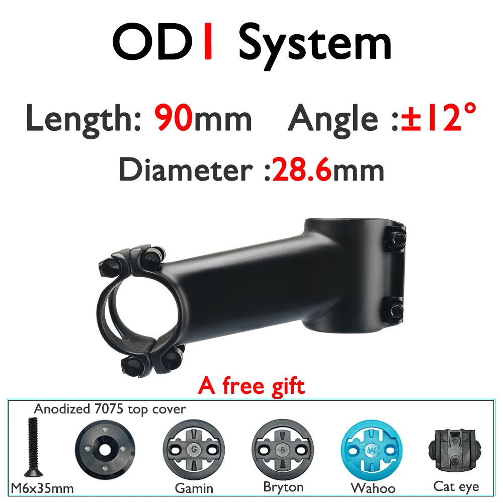 6/12/17 Degree Road/MTB Bicycle Carbon Stem 60-120mm Bike Computer Mount Stand