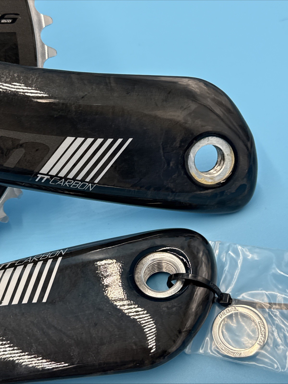 FSA Vision Metron 175mm Carbon Fiber 53/39t Crank 386EVO PF30 BBright Tri TT