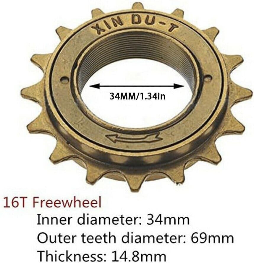16T Single Speed Bike Freewheel Bicycle Cycling
