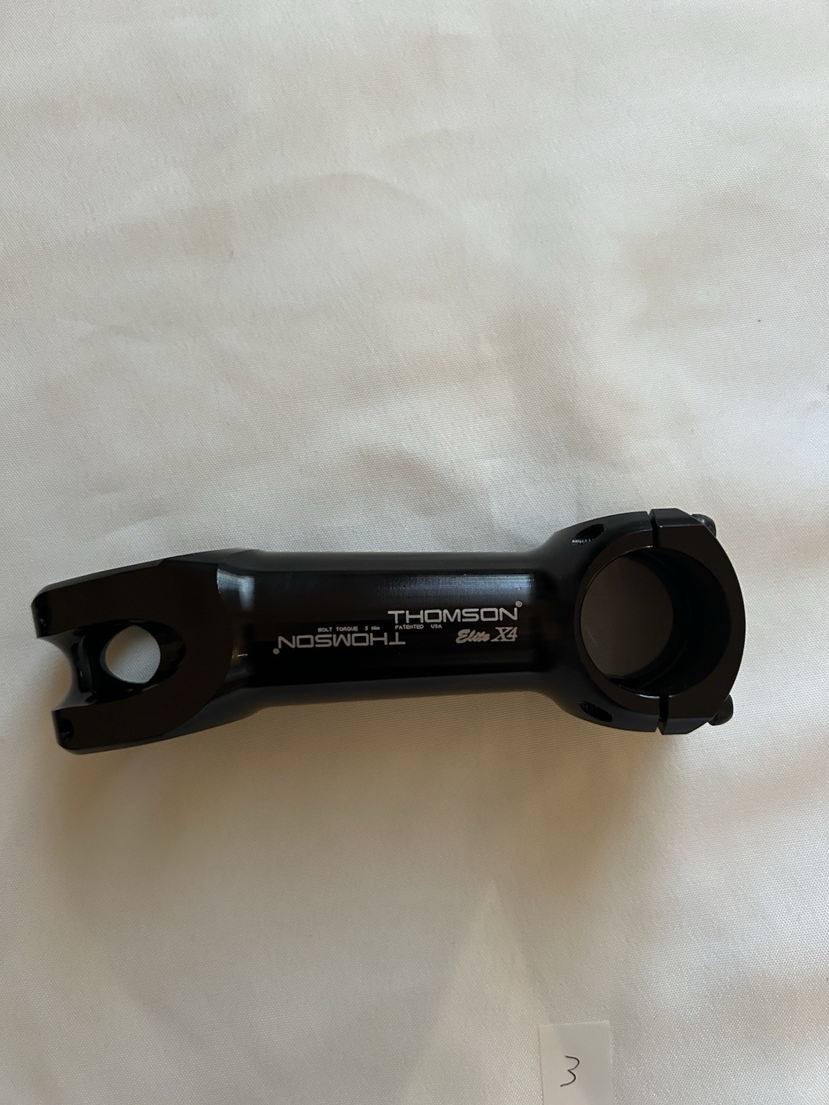 Thomson Elite X4 Threadless Stem Black 120 mm 31.8mm 1-1/8 in – 10 degree