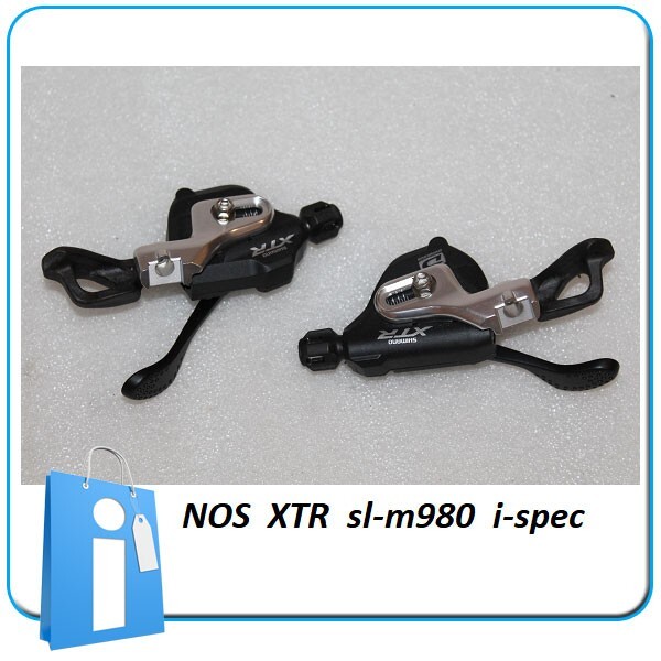 NOS Armaturen Schaltung Shimano XTR SL-M980 10V I-Spec MTB m980