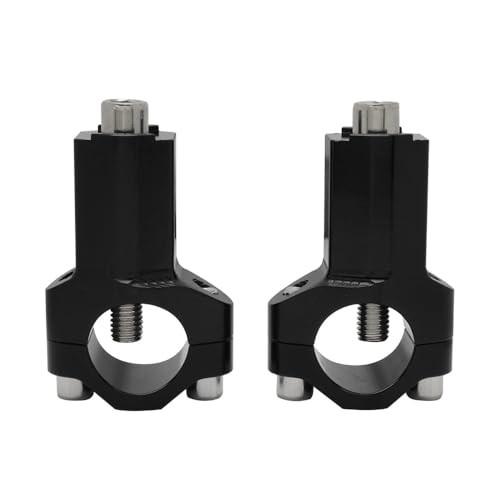 Dirt Bike Handlebar Riser,Motorcycle Handlebar Risers Bar Mounts Clamps black