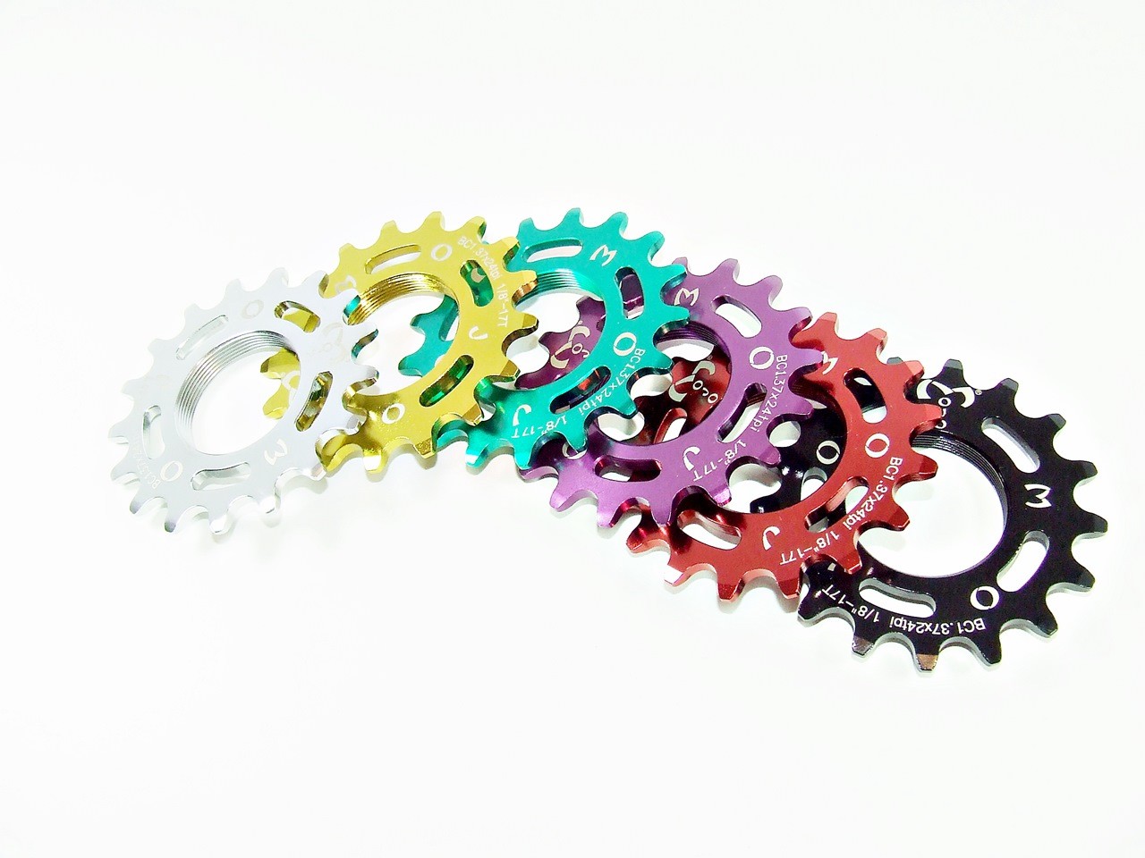 MOJO 19T FIXED GEAR COG – PURPLE ANODIZED Cro-Mo TRACK 1/8 INCH CNC