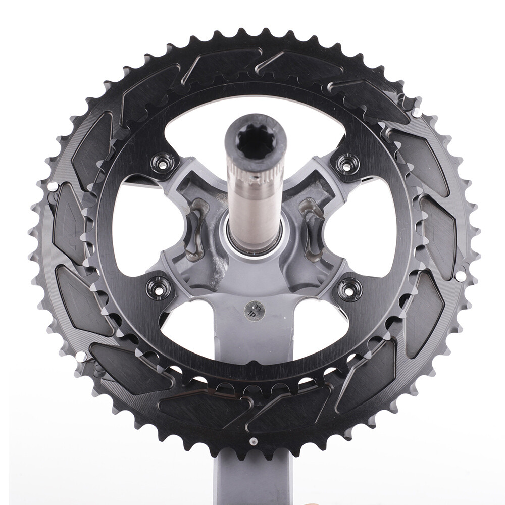 STONE Double Chainring BCD110 4 Arm for SHIMANO FC5800 6800 9000 Road Bike Ring