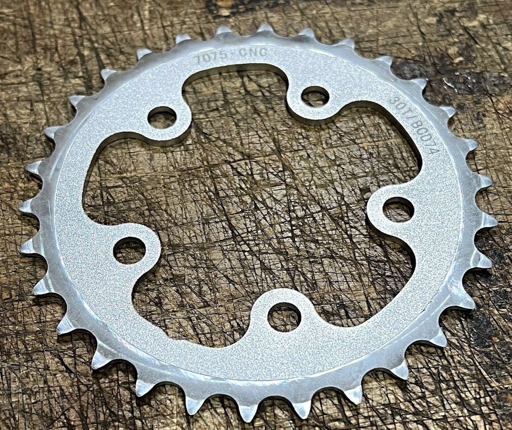 30T Chainring Road Bike – 74 BCD Shimano FSA Sram – BRAND NEW – Silver