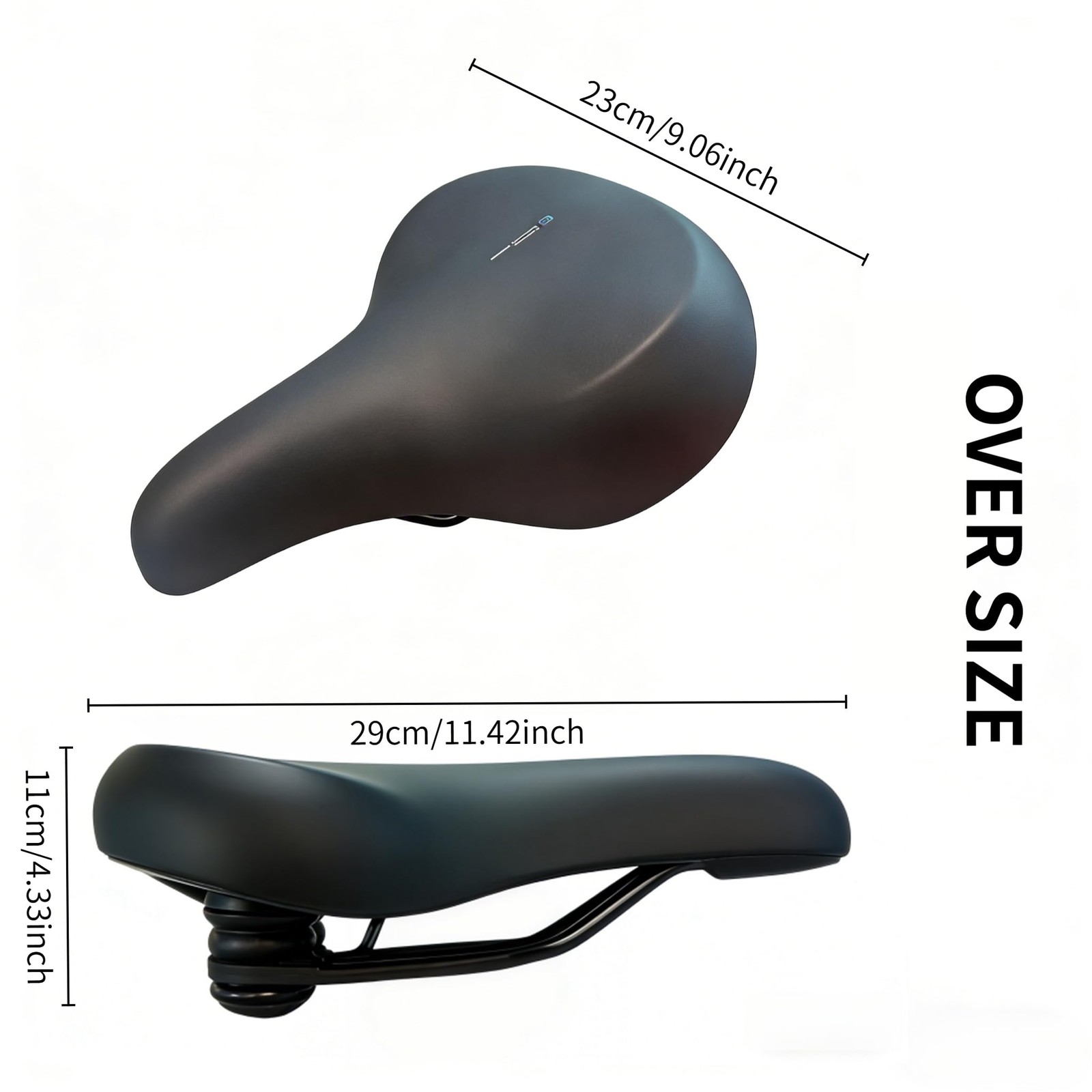 XIAOTINGZI Oversized Ergonomic Comfort Bike Seat 9.7″x8″, Ascent Saddle 2.0, …