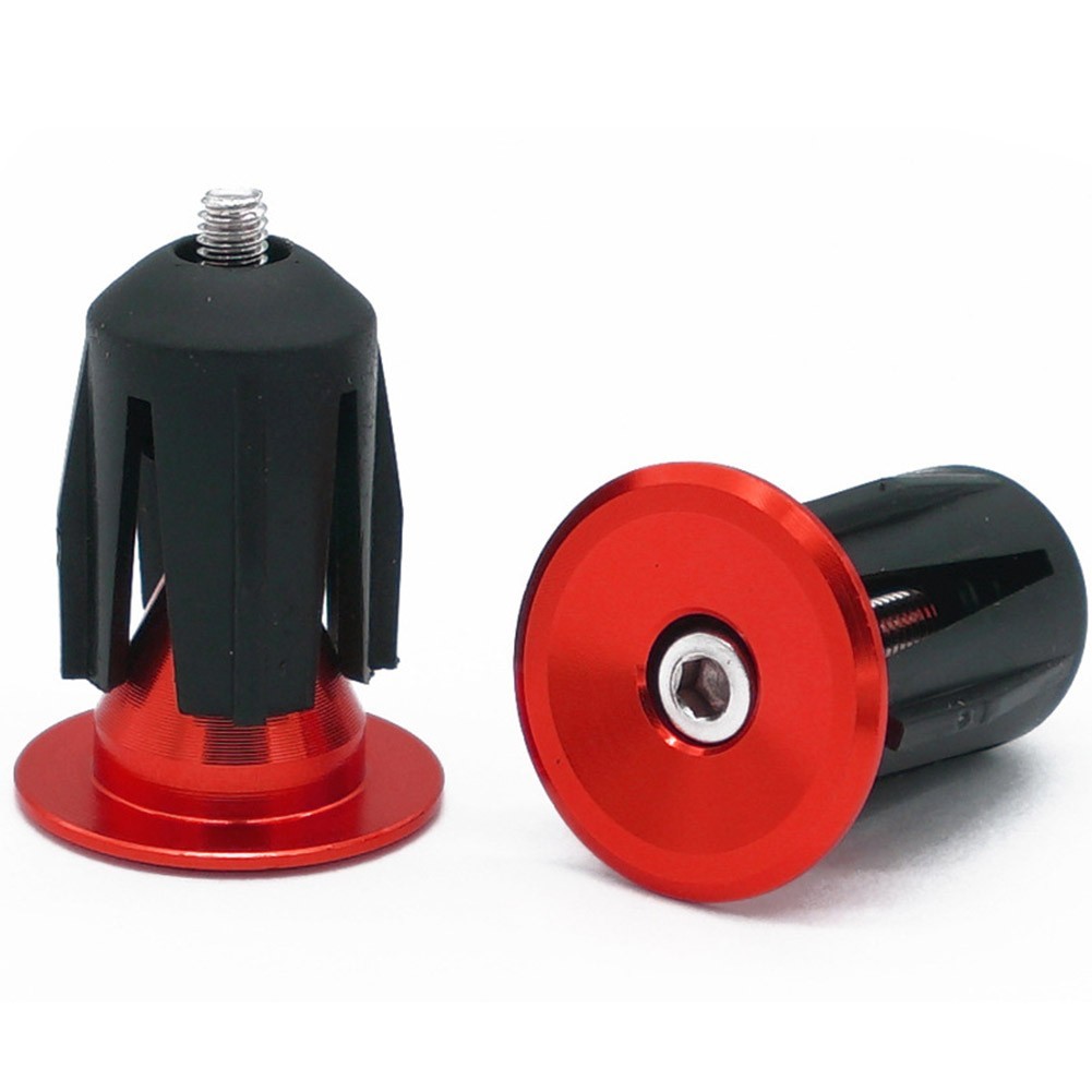 Aluminum Alloy Screw End Cap for Road and MTB Black Finish for Durability