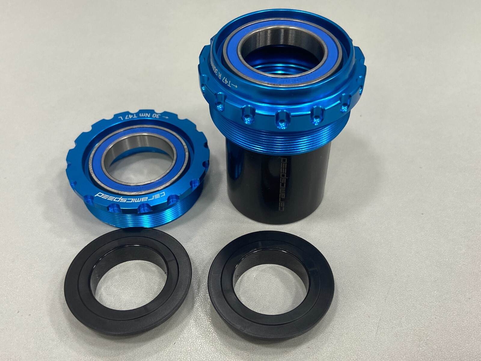 Ceramicspeed T47A (T47/77) Road Bottom Bracket For Shimano (Blue)