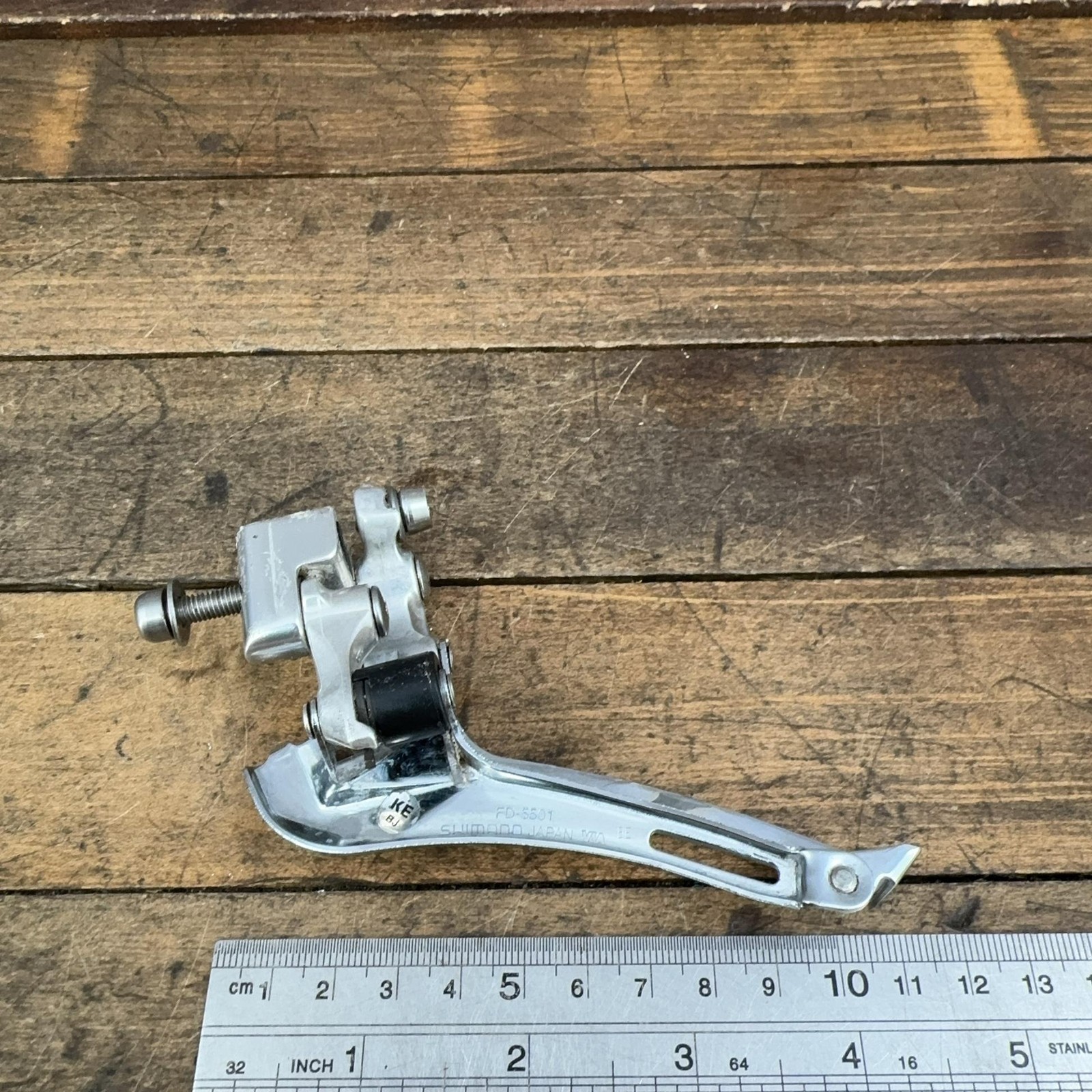 Vintage Shimano 105 Front Derailleur Braze-On Road Bike Bottom Pull 90s