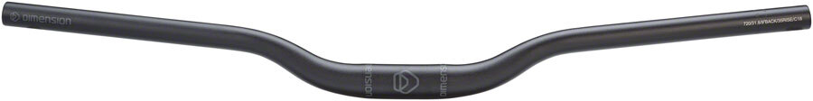 Dimension Mountain Handlebar 31.8mm Clamp 35mm Rise 720mm wide Black Aluminum