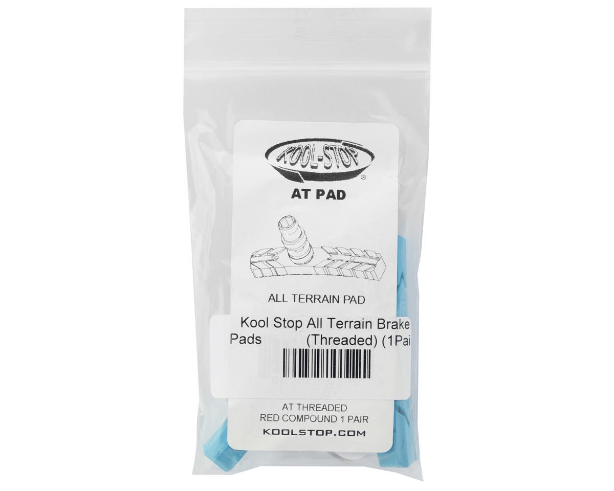 Kool Stop All Terrain Brake Pads (Light Blue) (Threaded) (1Pair) [KS-ATLB]