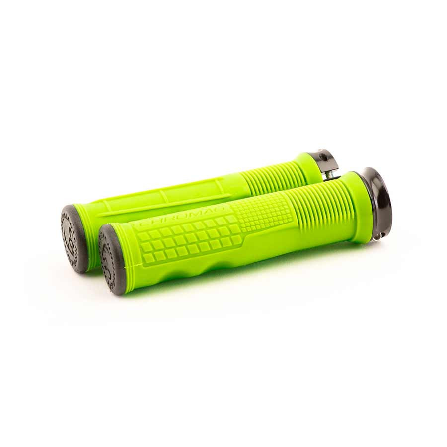 Chromag Format Single Clamp Grips Green 7/8″ Clamp Ergo Mountain Bike Grip