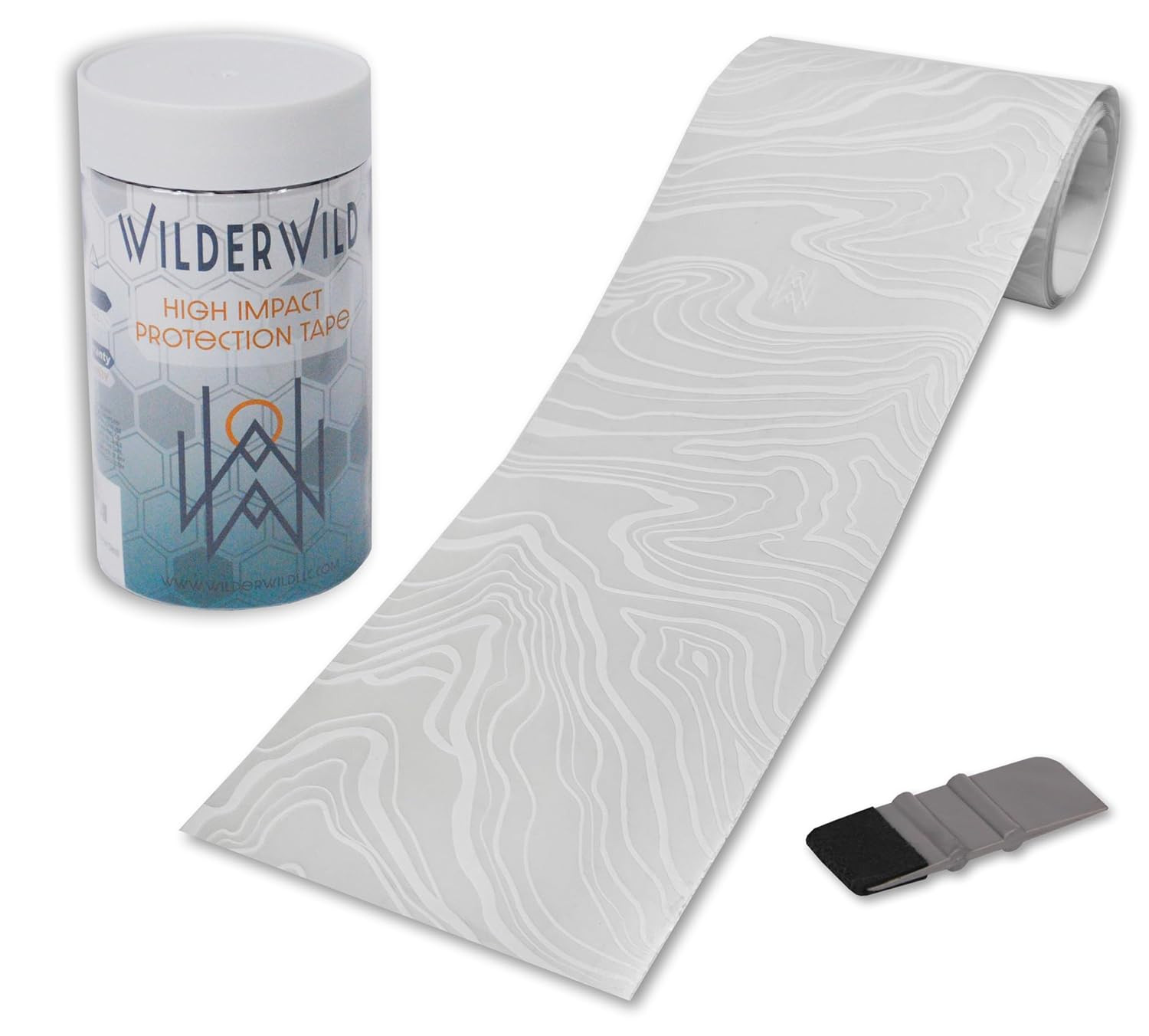Bike Frame Protection Tape- High Impact Clear Vinyl Wrap Includes Tool (4”X72) B