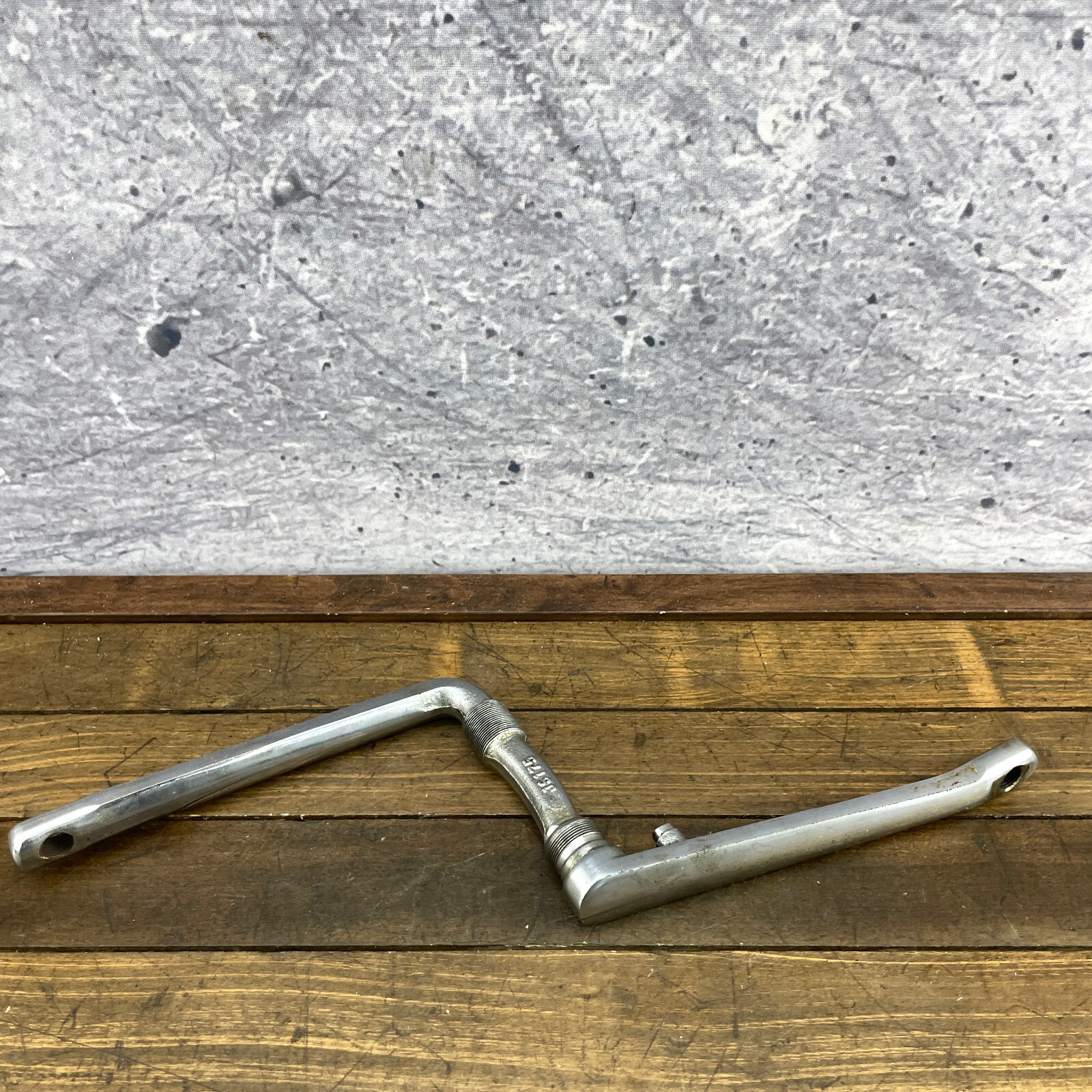 Old School BMX CRanks OPC Vintage BMX Crank Set 175 Chrome JS175 1PC CRMO