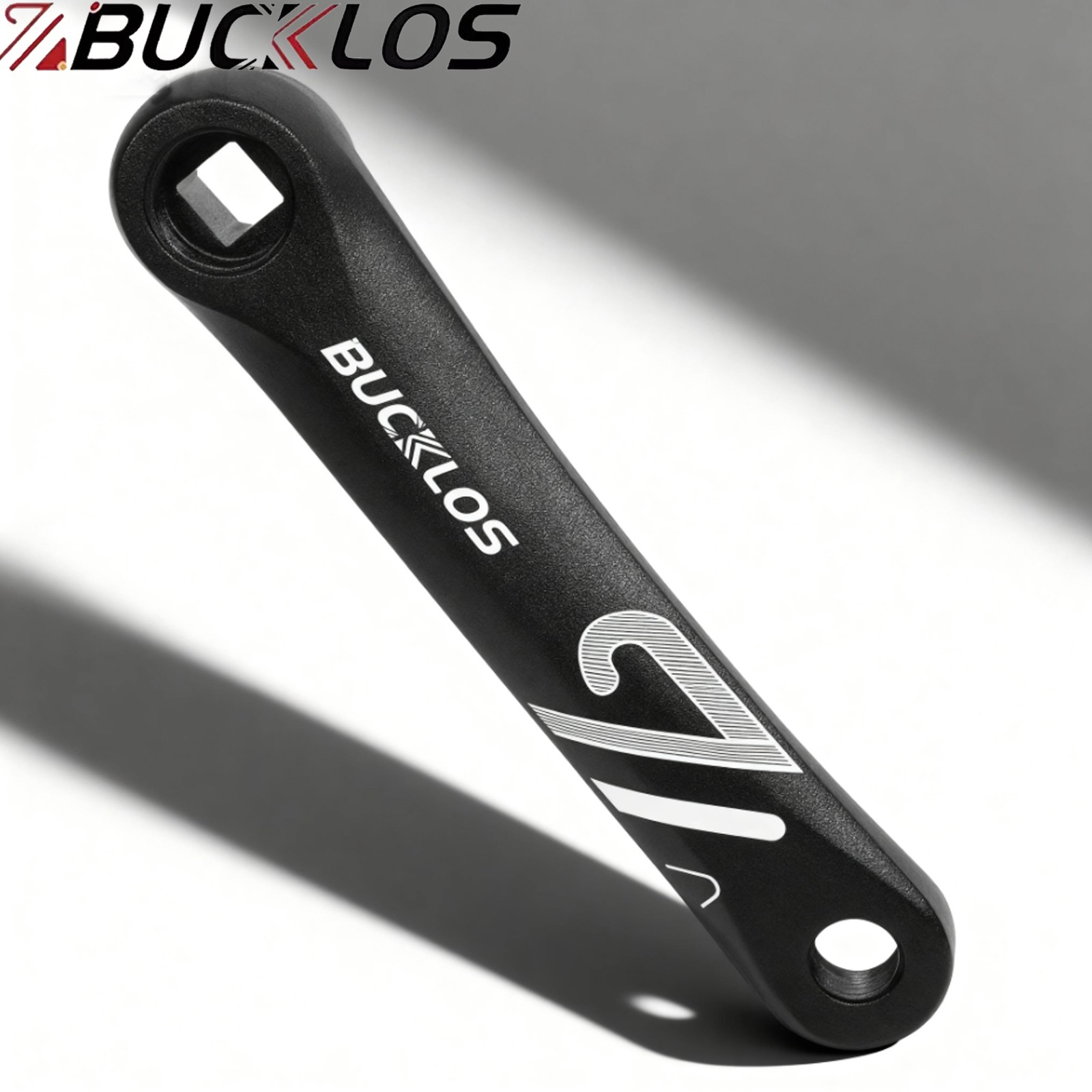 BUCKLOS MTB Bike Left Hand Crankarm 152mm Square Hole Taper Aluminum Replacement