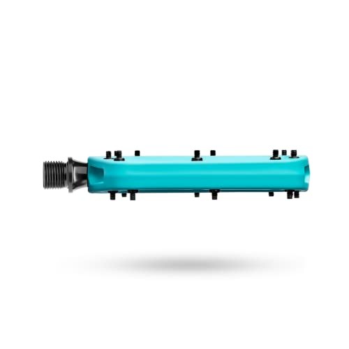 Range Composite MTB Pedals – Nylon Flat Mountain Bike Pedals – Seafoam Teal