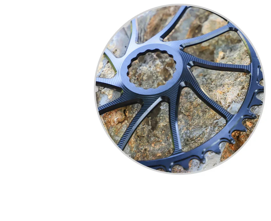 6mm Offset Narrow Wide Chainrings for Straight Mounted Crank 9/10/11/12 Speed