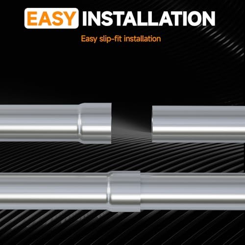 Straight Exhaust Pipe OD, Stainless Steel 50″ Long Mandrel 2.5″ 50 INCH