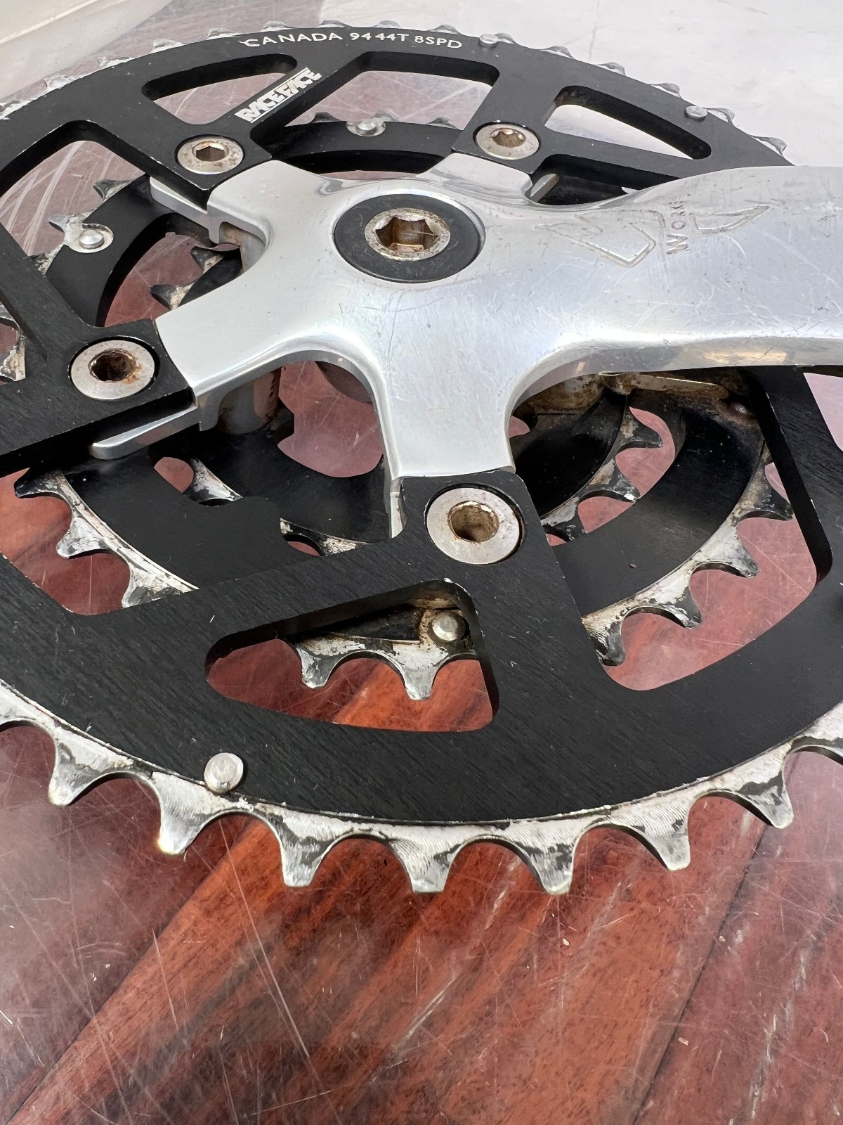 Vintage Specialized Strongarm S-Works 175mm Crankset Race Face Triple Square
