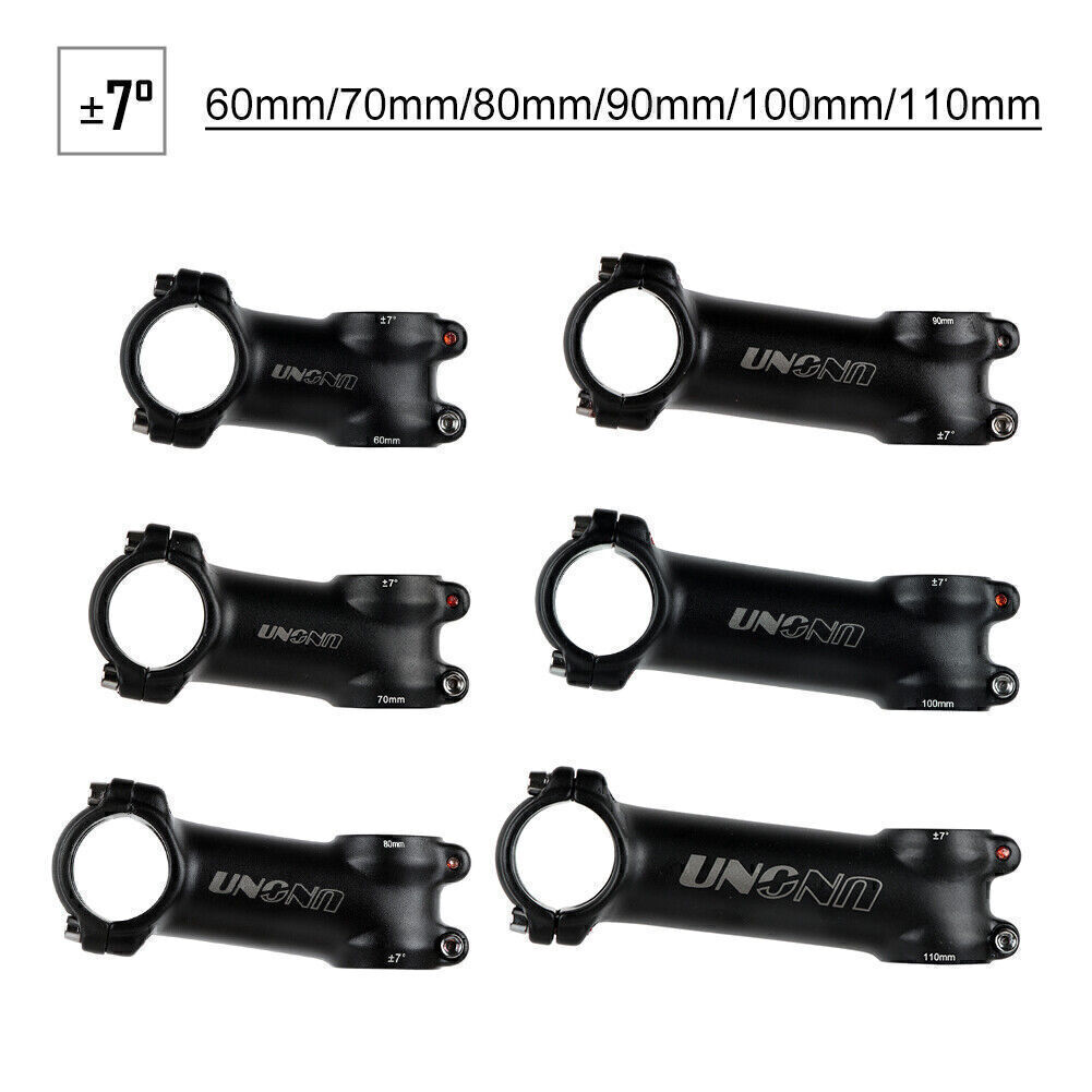 1pc MTB Road Mountain Bike Bicycle Stem Aluminium Alloy 7°/17°/35° 31.8*60-130mm