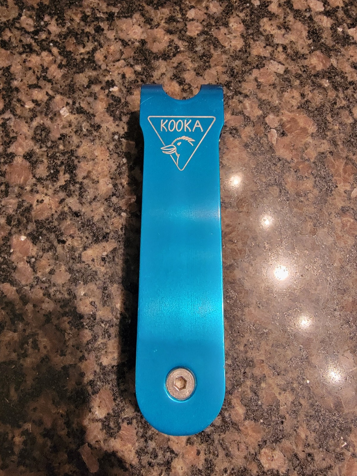 Vintage Kooka Billet Anodized Blue Stem 1 1/8 Rare CNC 90s MTB 130mm