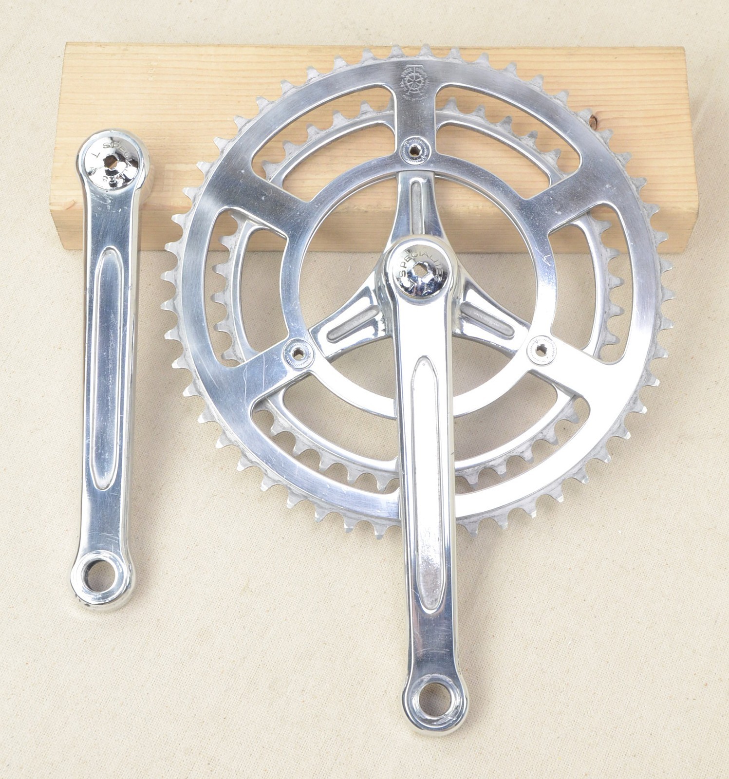 Specialites TA Professional 3 Arm Crankset 170mm Double 52/42t Vintage 1970’s