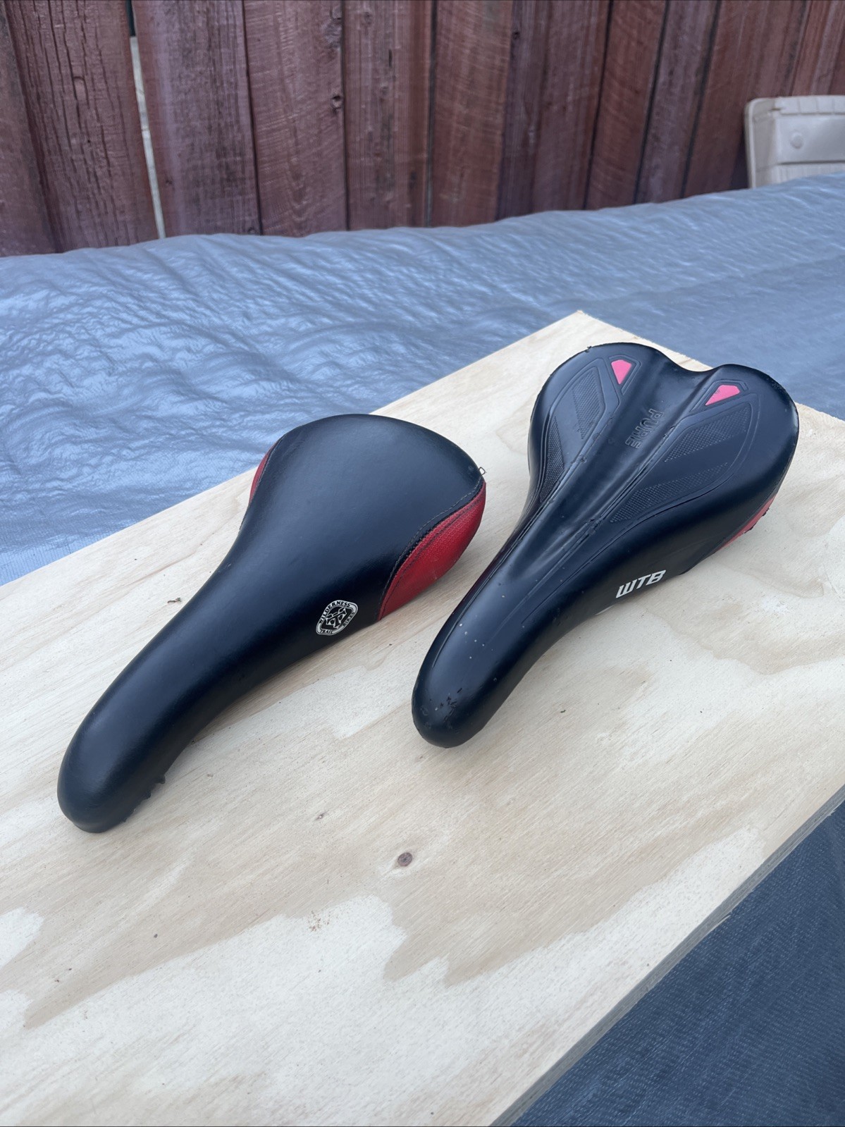 Pair Of WTB Saddles Pure Race CR-MO And SST.CZ