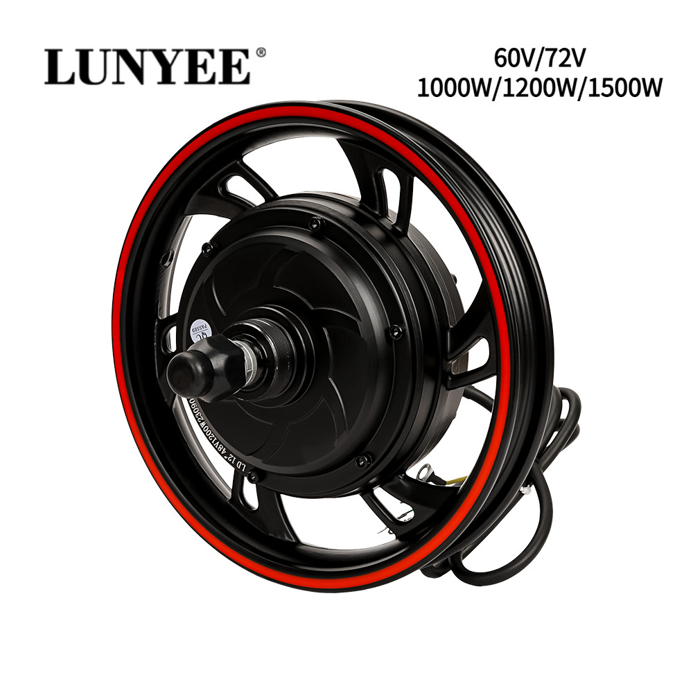 12Inch Gearless Motor Disc Brake Electric Bike Scooter Motor 1000W-1500W 60V/72V