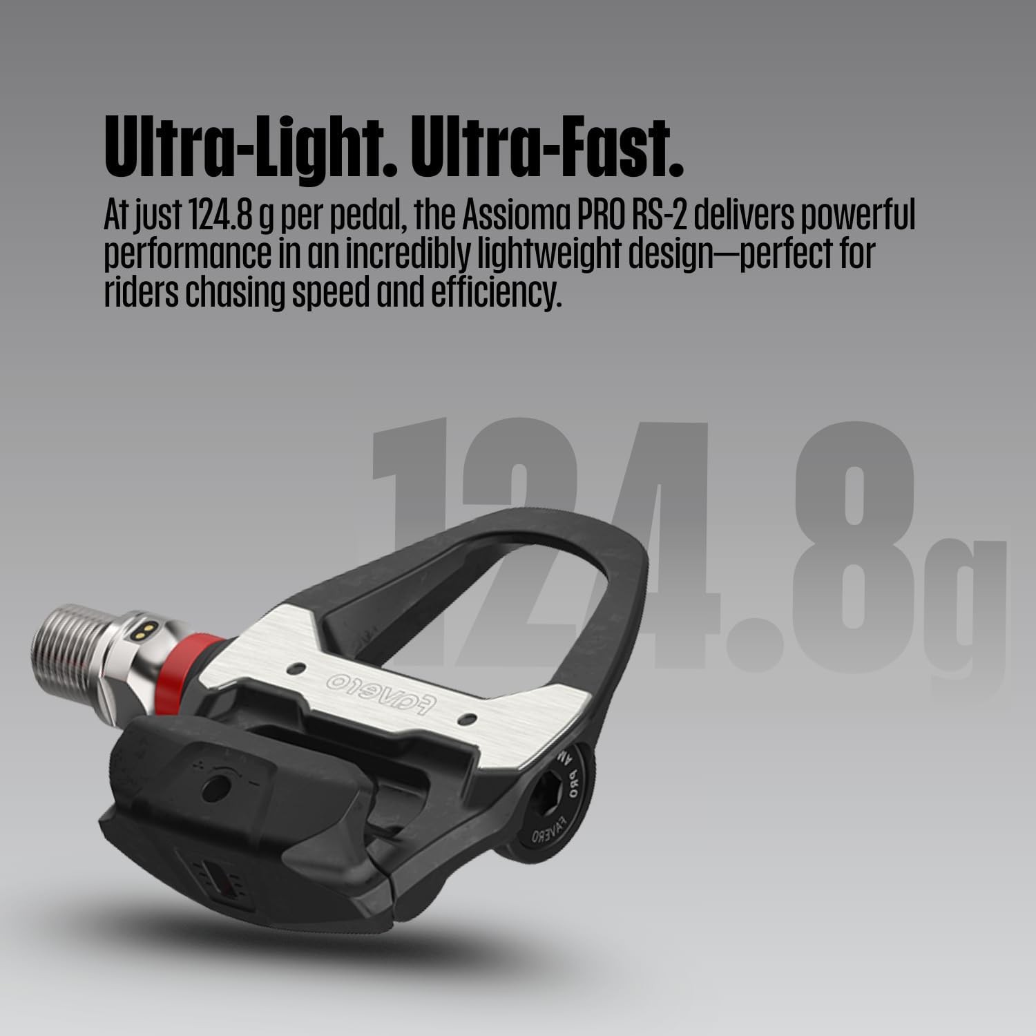 NEW Favero Assioma PRO RS-2 Dual Power Meter Pedals Shimano SPD-SL Road Bike