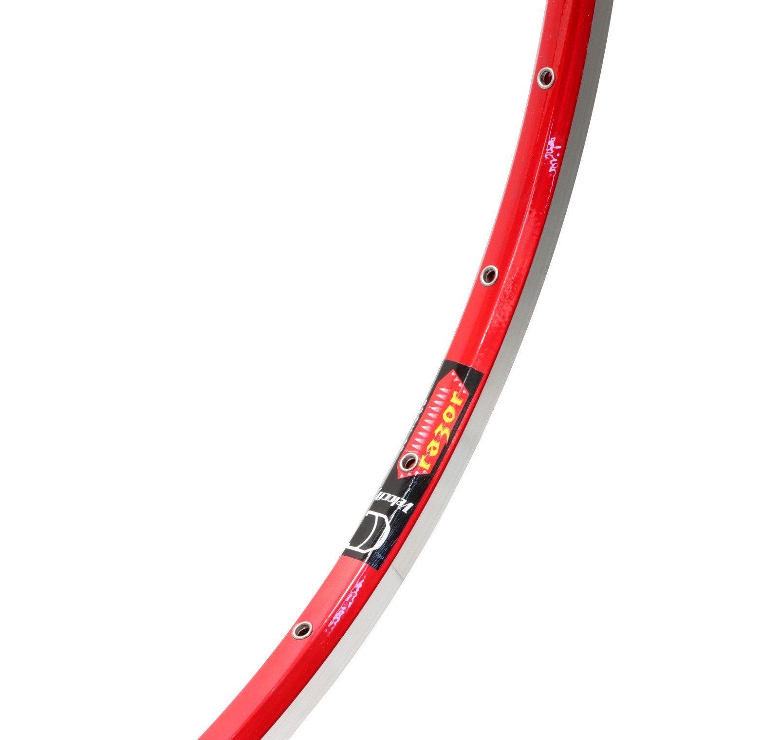 Velocity Razor Alloy Rim 700c 28H Red MSW Rim Australia Eyelets Road NEW NOS