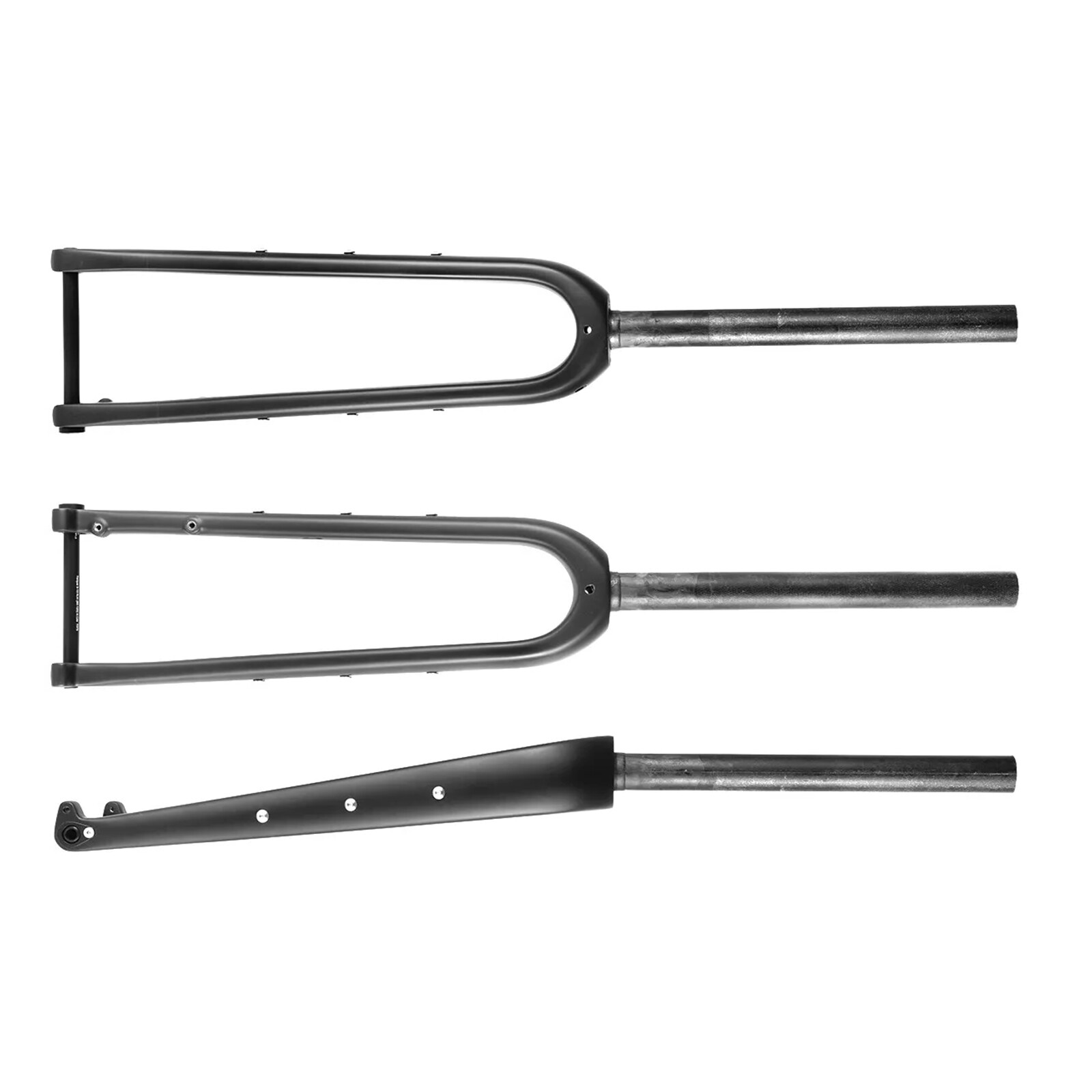 700C Carbon fiber Road CX Gravel Bike Fork 1 1/8 Flat mount Disc Brake Fork