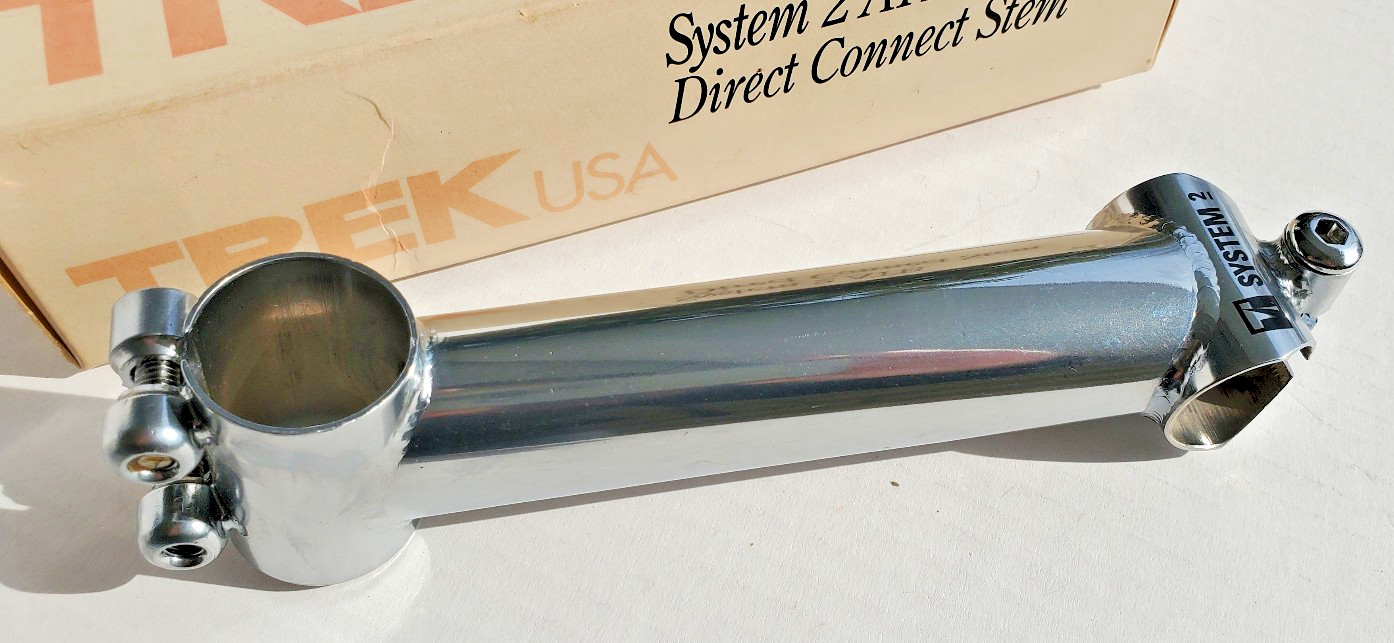 NOS Trek System 2 ATB Handlebar Stem MTB Road Bicycle 28.6mm 150mm Threadless