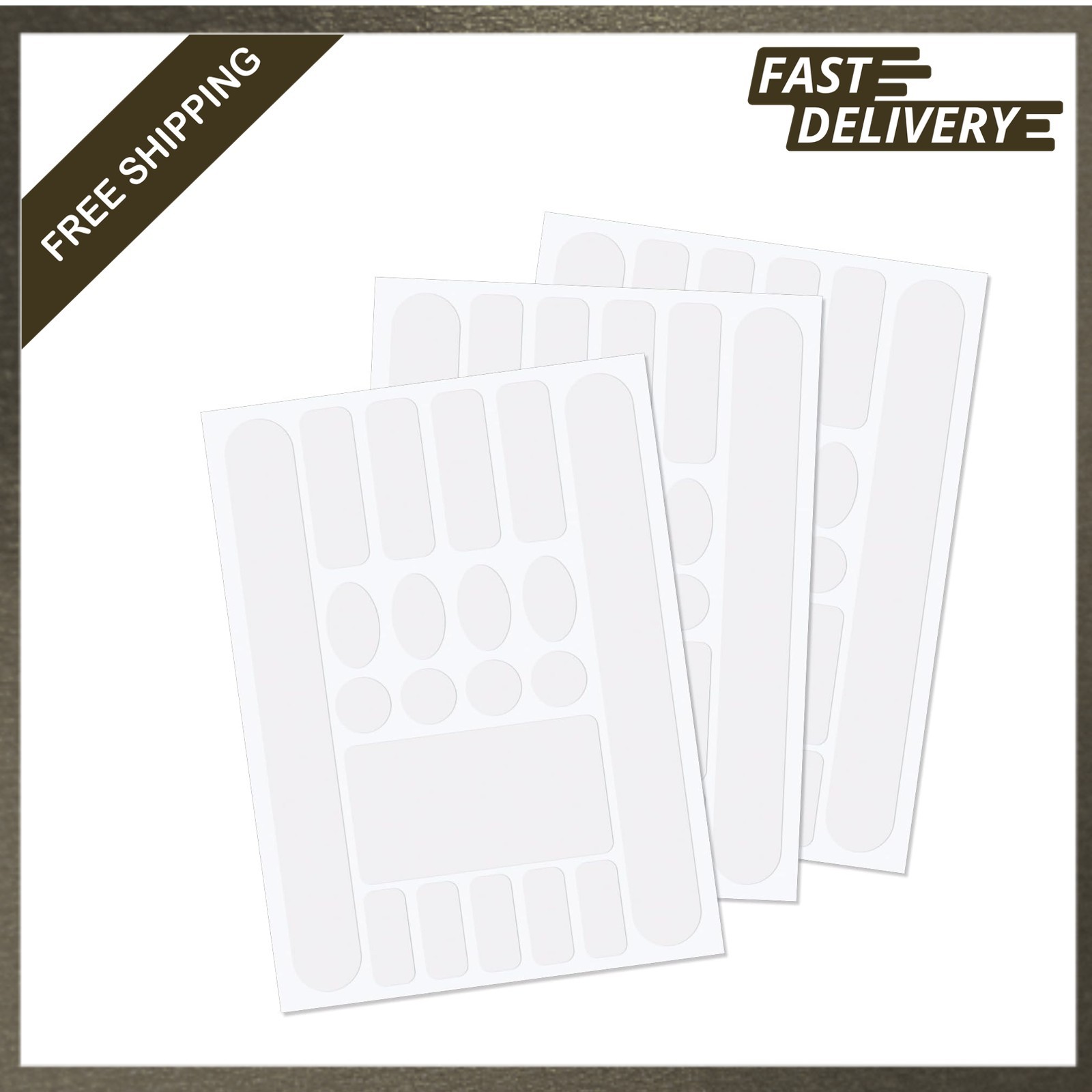 Bike Frame Protection Tape Sticker Set PVC Chainstay Guard Film for Mountain