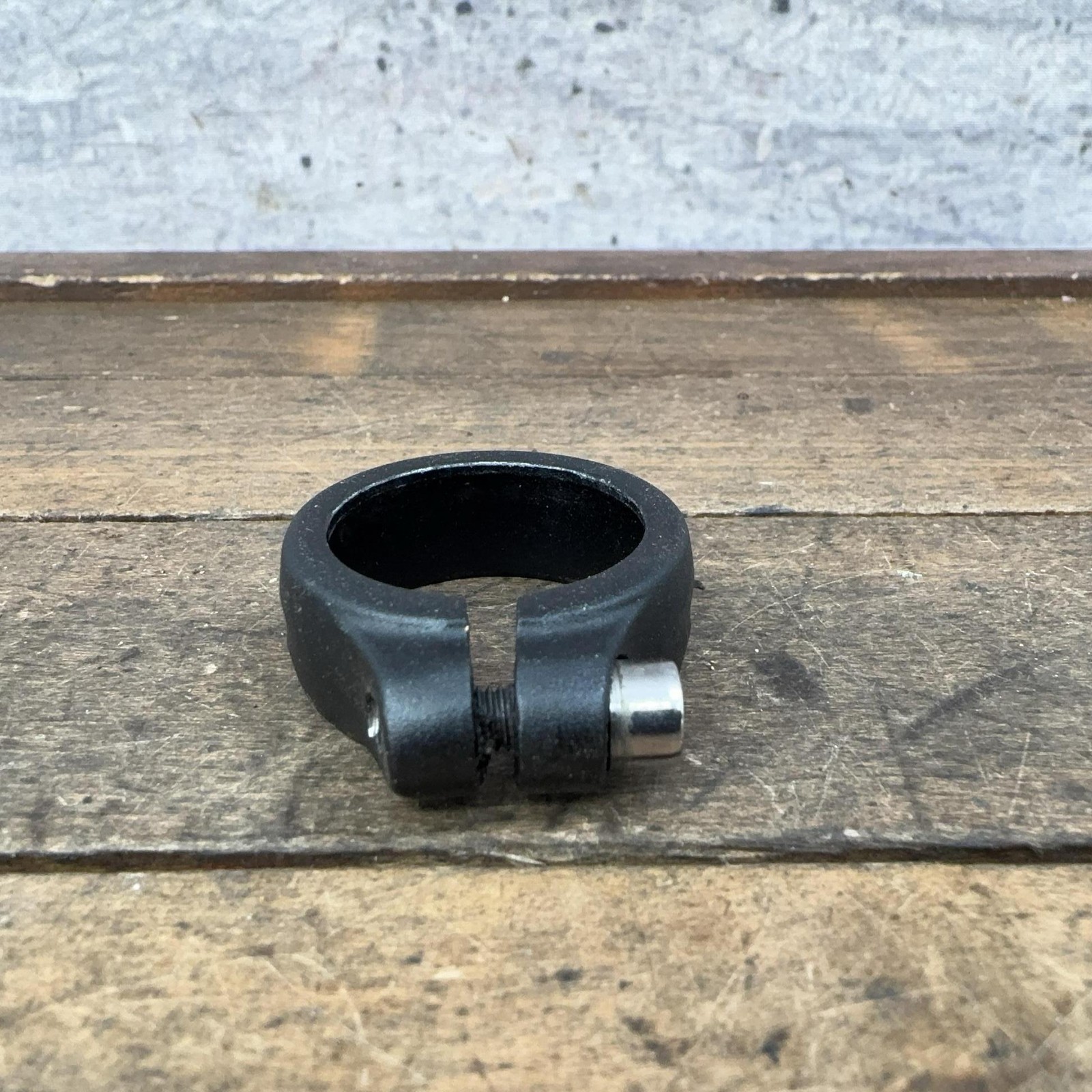 Vintage Kona Seatpost Clamp 29.8mm Black Alloy Bolt-On MTB Road Bike Collar