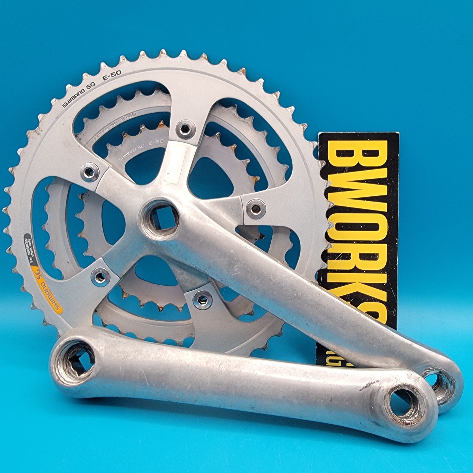 Shimano Exage 500 CX Square Taper Crankset 175mm 50/40/30t 110/74BCD FC-M500 e4
