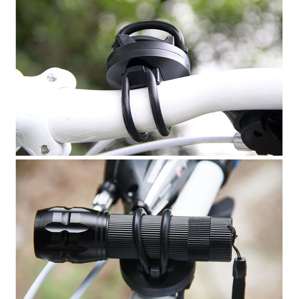 Bike Light Mount with Silicone Straps Easy and Secure Attachment Solution