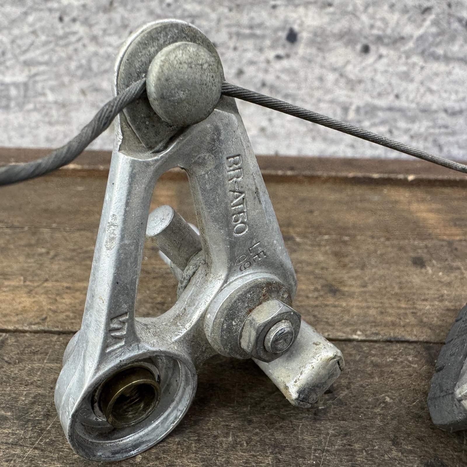 Vintage Shimano BR-AT50 Cantilever Brake Silver Single 80s MTB Cafe Japan