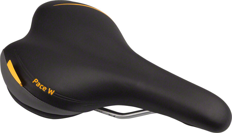 Velo Plush Pace Saddle – Steel, Black, Women’s