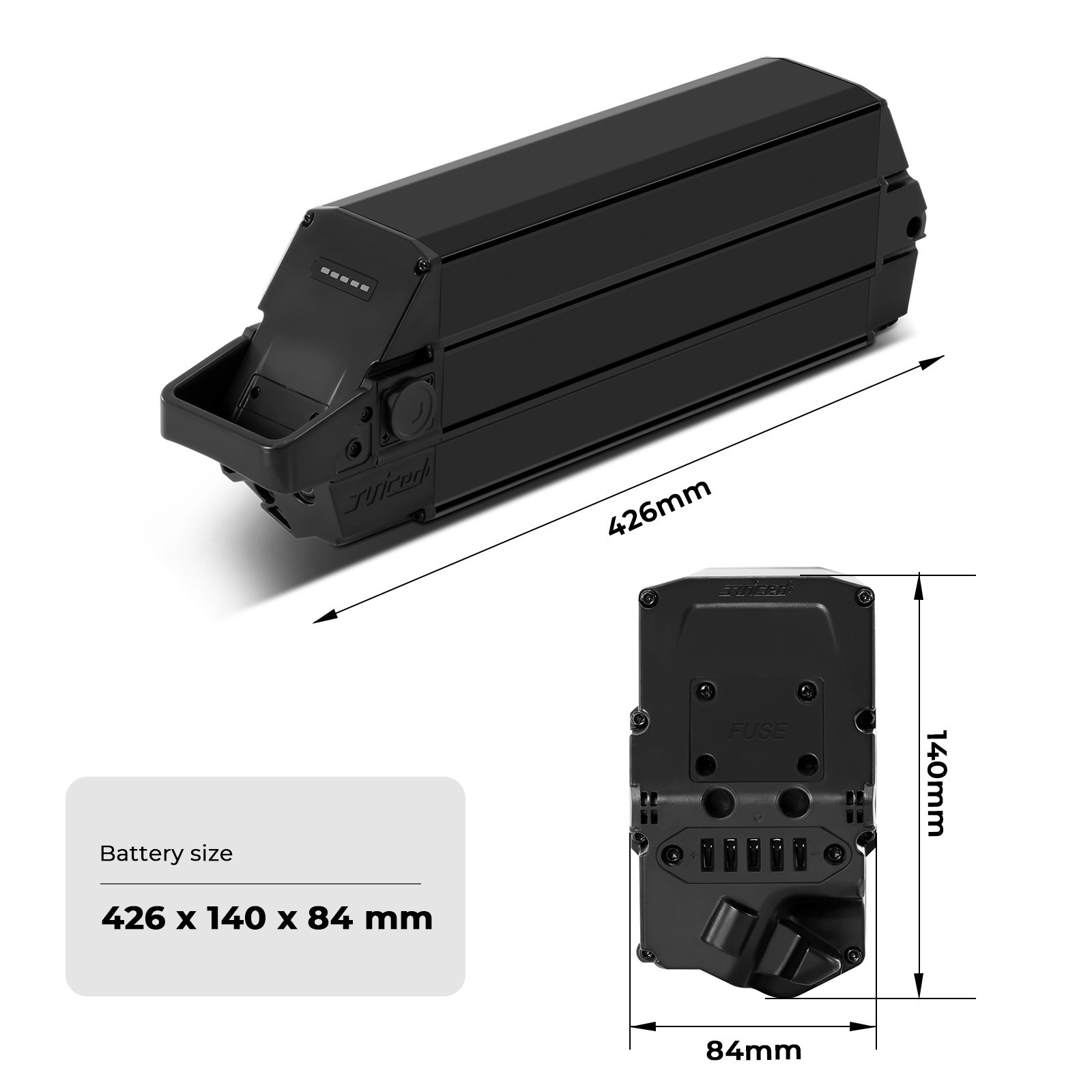 Juiced Ebike Battery 52V 19.2Ah Powerful Electric Bike Battery