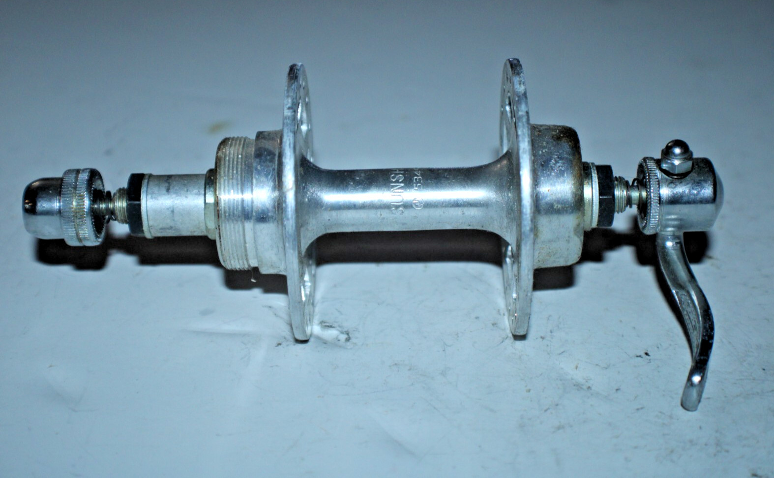 Sunshine 5345 Rear Road Bike Hub 36H 124mm High Flange QR Vintage USA Shipper :)