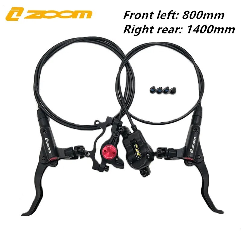 800mm/1400mm MTB Bicycle Left Front Right Rear Oil Pressure Hydraulic Disc Brake