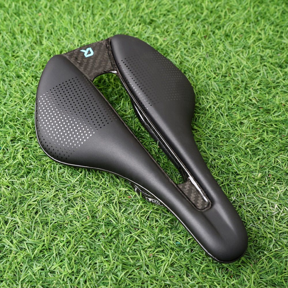 Full Carbon 3D Printed Bicycle Saddle 155/152mm 7x9mm Road MTB Bike EVA Saddle