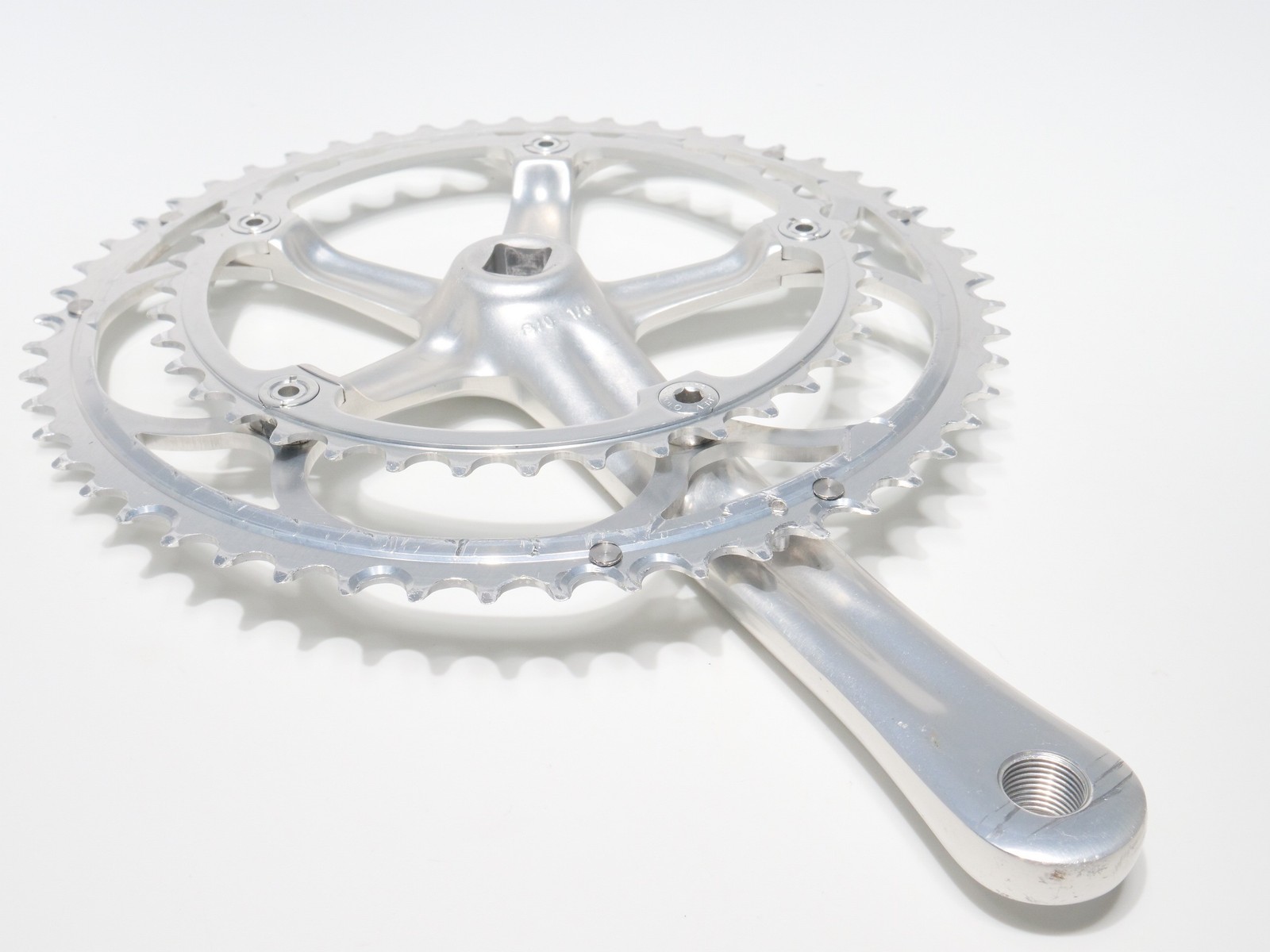 Campagnolo Record Crankset 53/39t 170mm 2×10 Speed Square Taper 135 BCD Silver