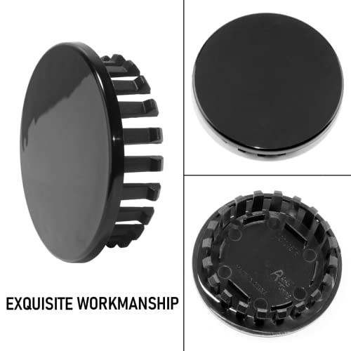 RT 4PCS OD:67mm/2.63in Wheel Center OD: 66.8mm/2.63in, ID: 55mm/2.17in Black