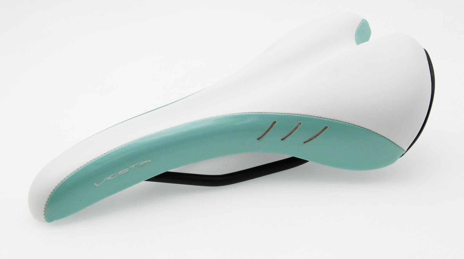 Fizik Vesta Women Road MTB Bicycle Saddle Wide Seat Black Celeste Teal Green