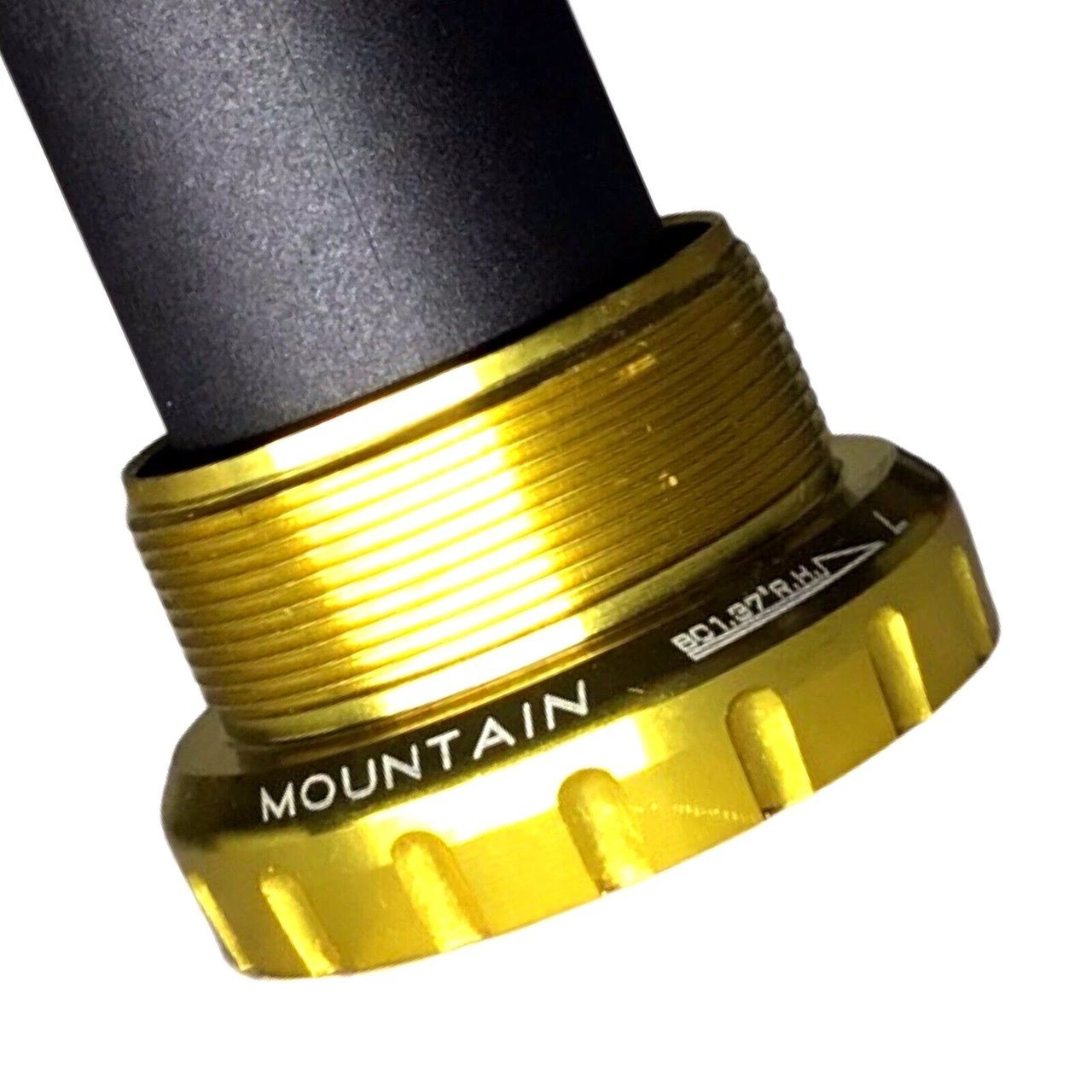 MTB Bottom Bracket 24mm Hollowtech II 68-73mm English Thread Gold